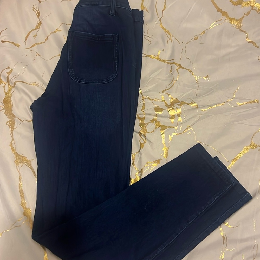 Blue jeggings